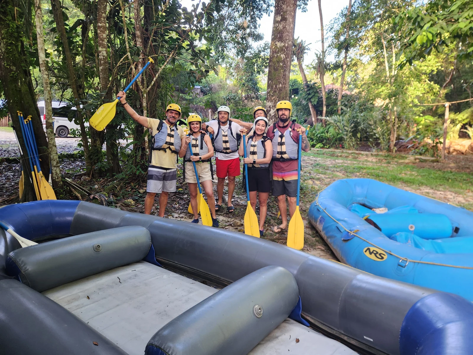 Paddles up, adventure ahead