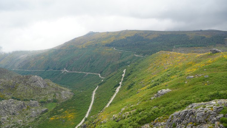 Green valleys on the way back.